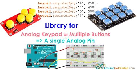 By choosing the features you require at compile time, only the code necessary for those features is included. . Best arduino button library